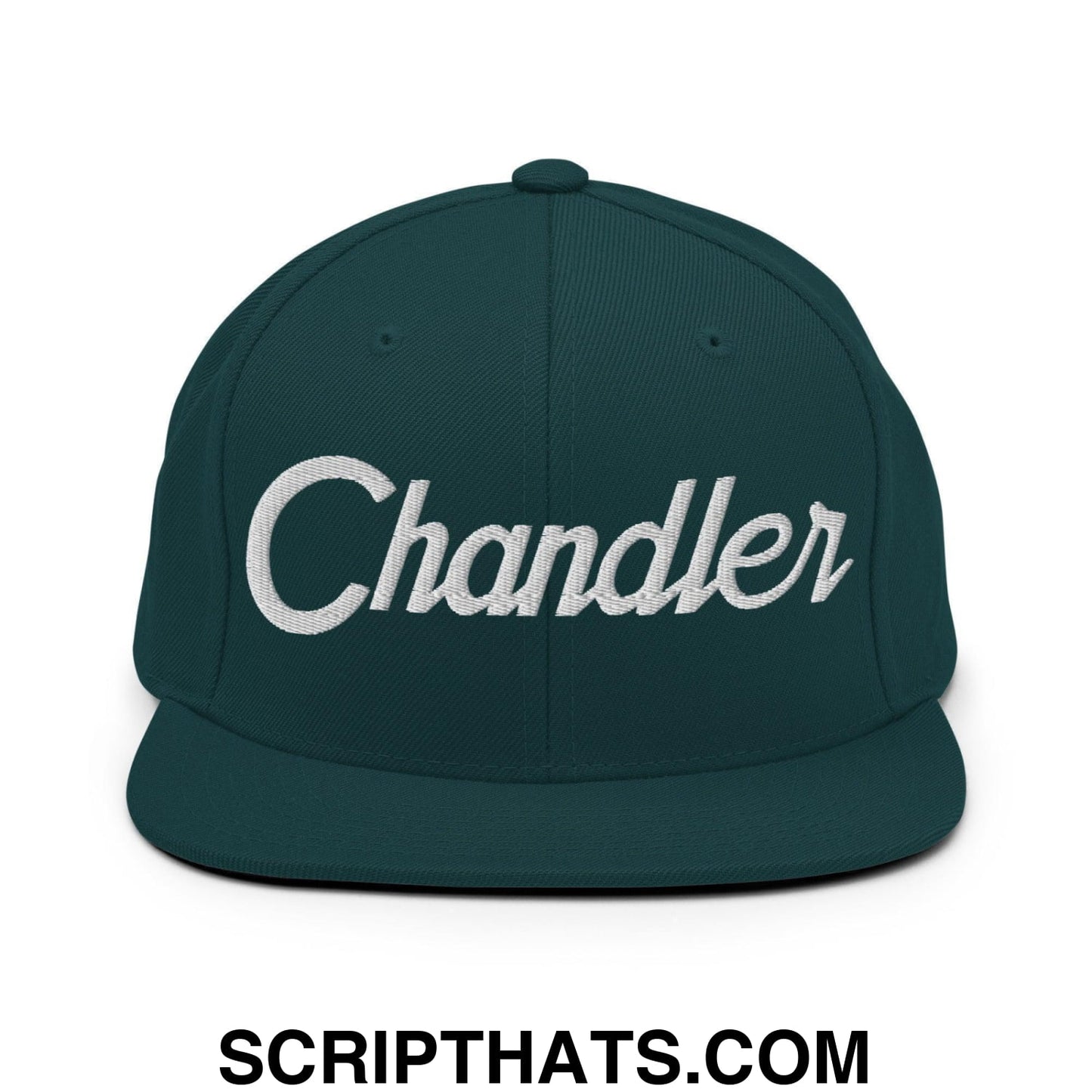 Chandler Script Snapback Hat Spruce