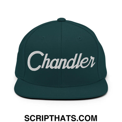 Chandler Script Snapback Hat Spruce
