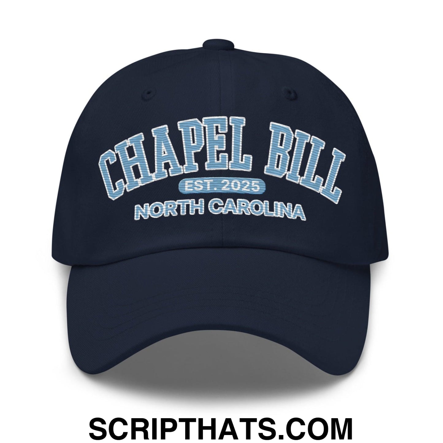 Chapel Bill 2025 Coach Belichick UNC Embroidered Dad Hat Default Title