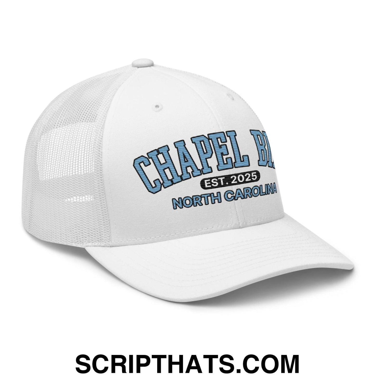 Chapel Bill Belichick Coach UNC Embroidered Mesh Trucker Hat Default Title