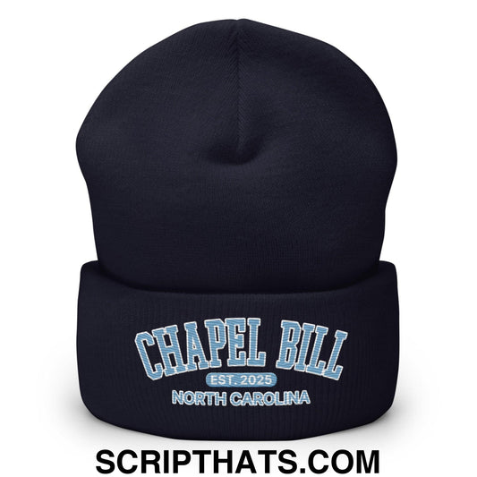 Chapel Bill Belichick UNC Coach Embroidered Knit Cuffed Beanie Default Title