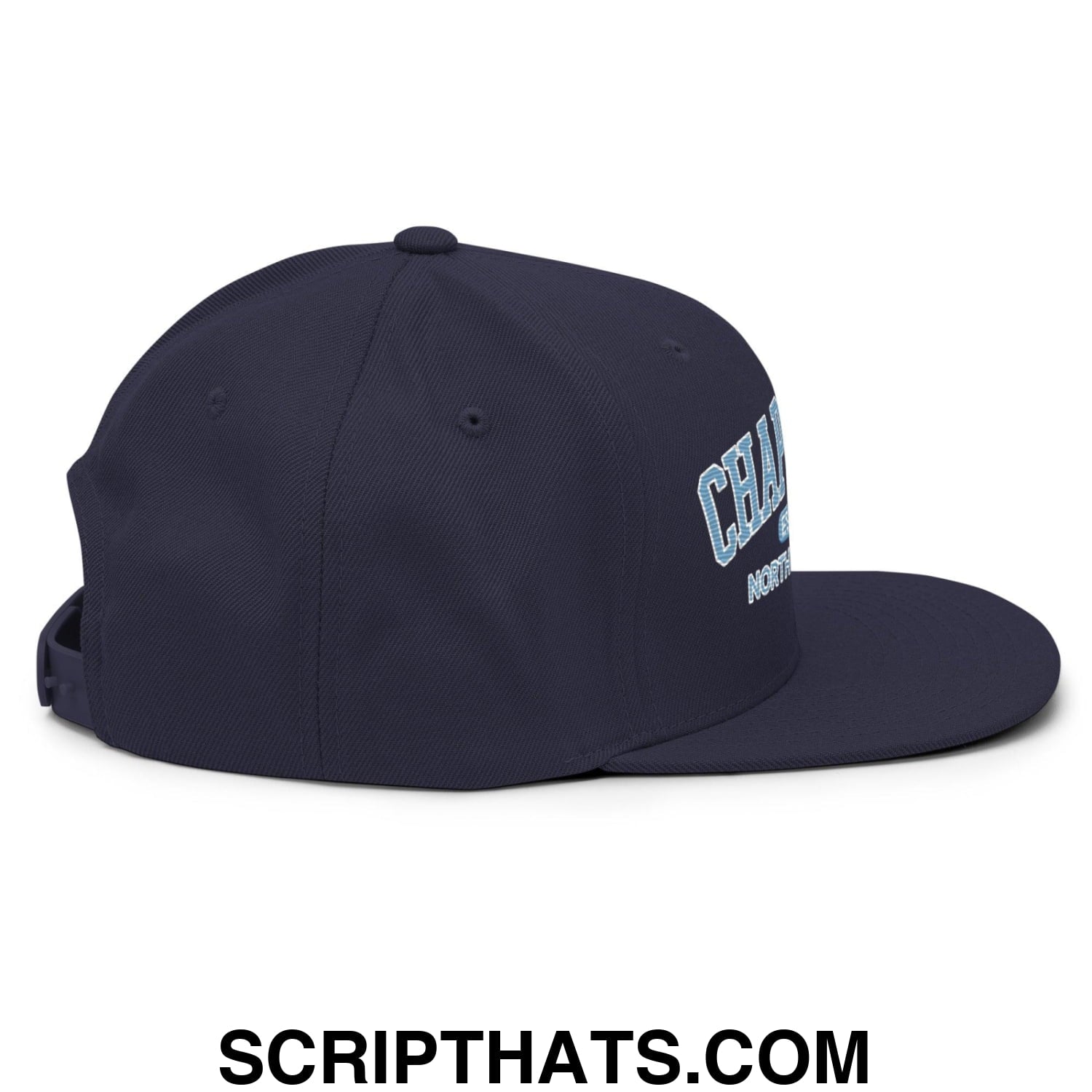 Chapel Bill Belichick UNC Coach Flat Bill Brim Snapback Hat Default Title