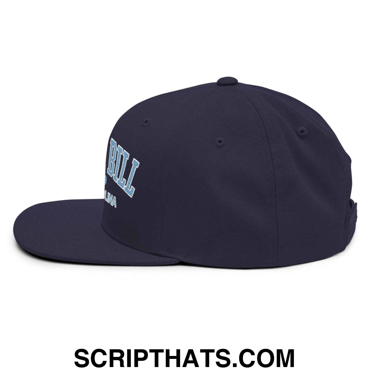 Chapel Bill Belichick UNC Coach Flat Bill Brim Snapback Hat Default Title