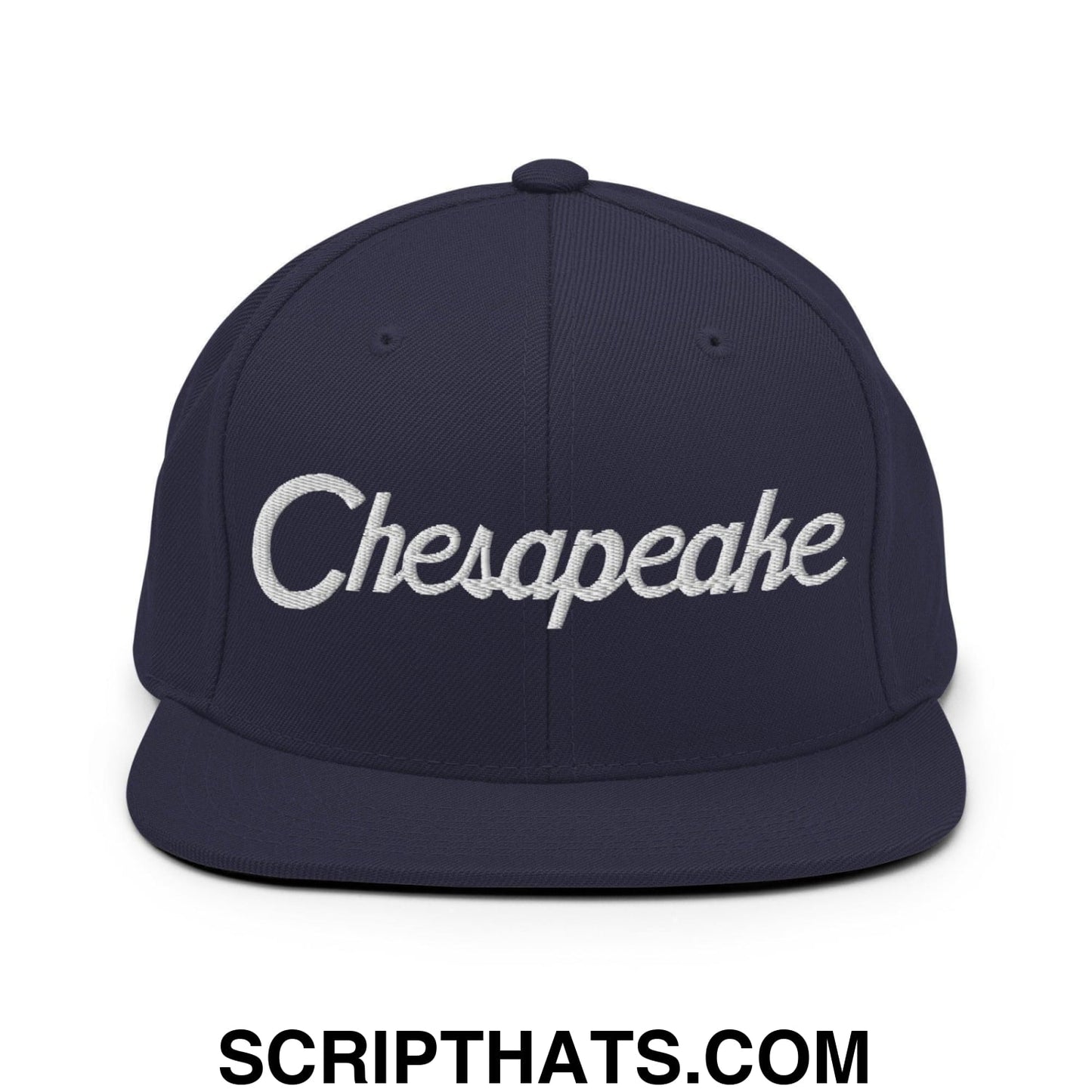 Chesapeake Script Snapback Hat Navy