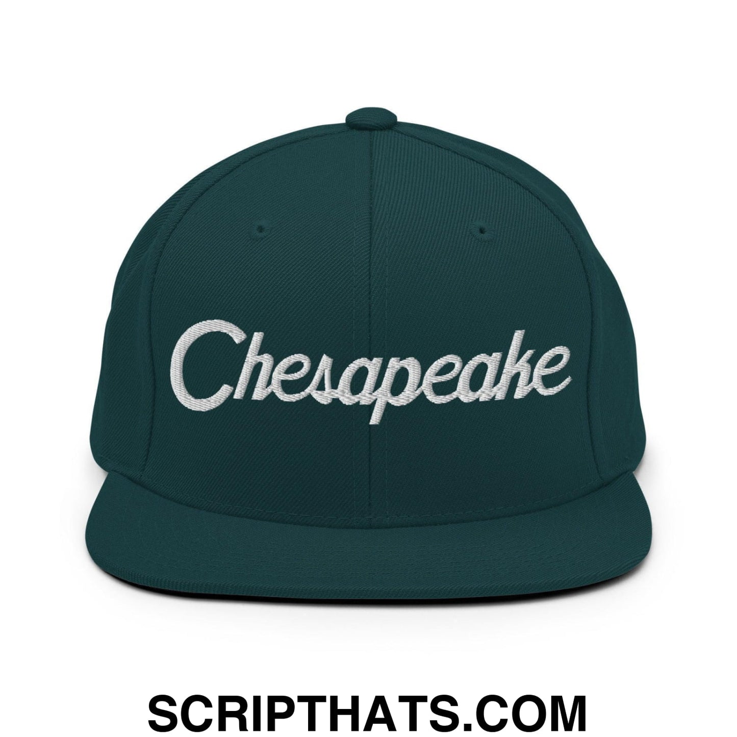 Chesapeake Script Snapback Hat Spruce