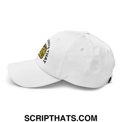 Chicks Dig Guys That Eat Out Embroidered Unstructured Dad Hat White