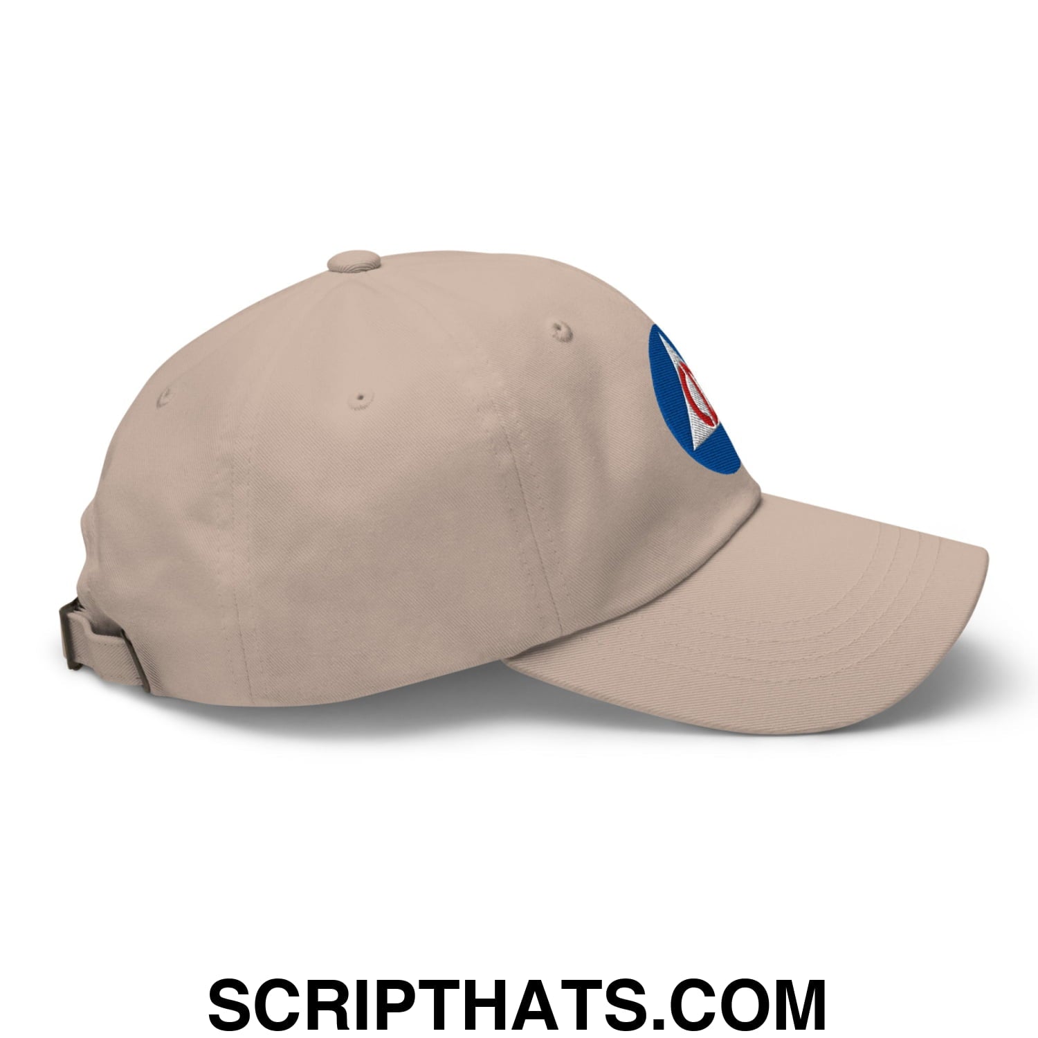 Civil Defense Embroidered Unstructured Dad Hat Stone