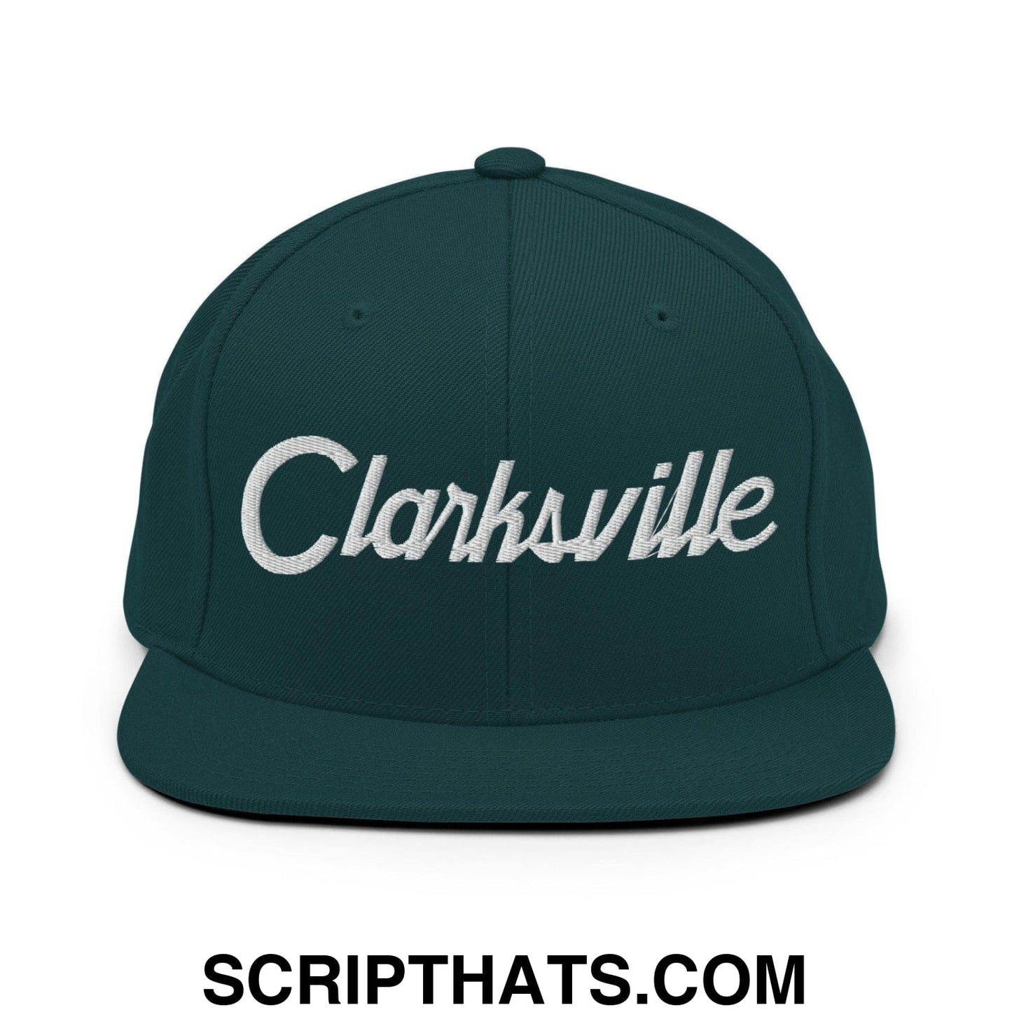 Clarksville Script Snapback Hat Spruce
