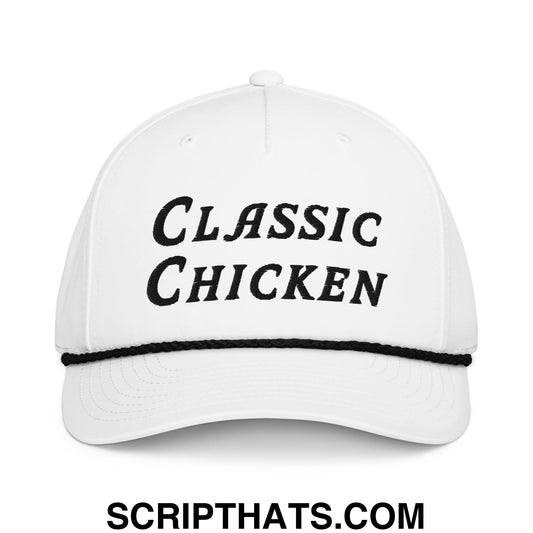 Classic Chicken Embroidered Golf Rope Hat Default Title