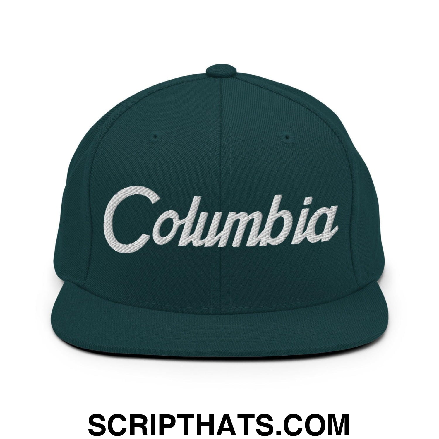 Columbia Script Snapback Hat Spruce