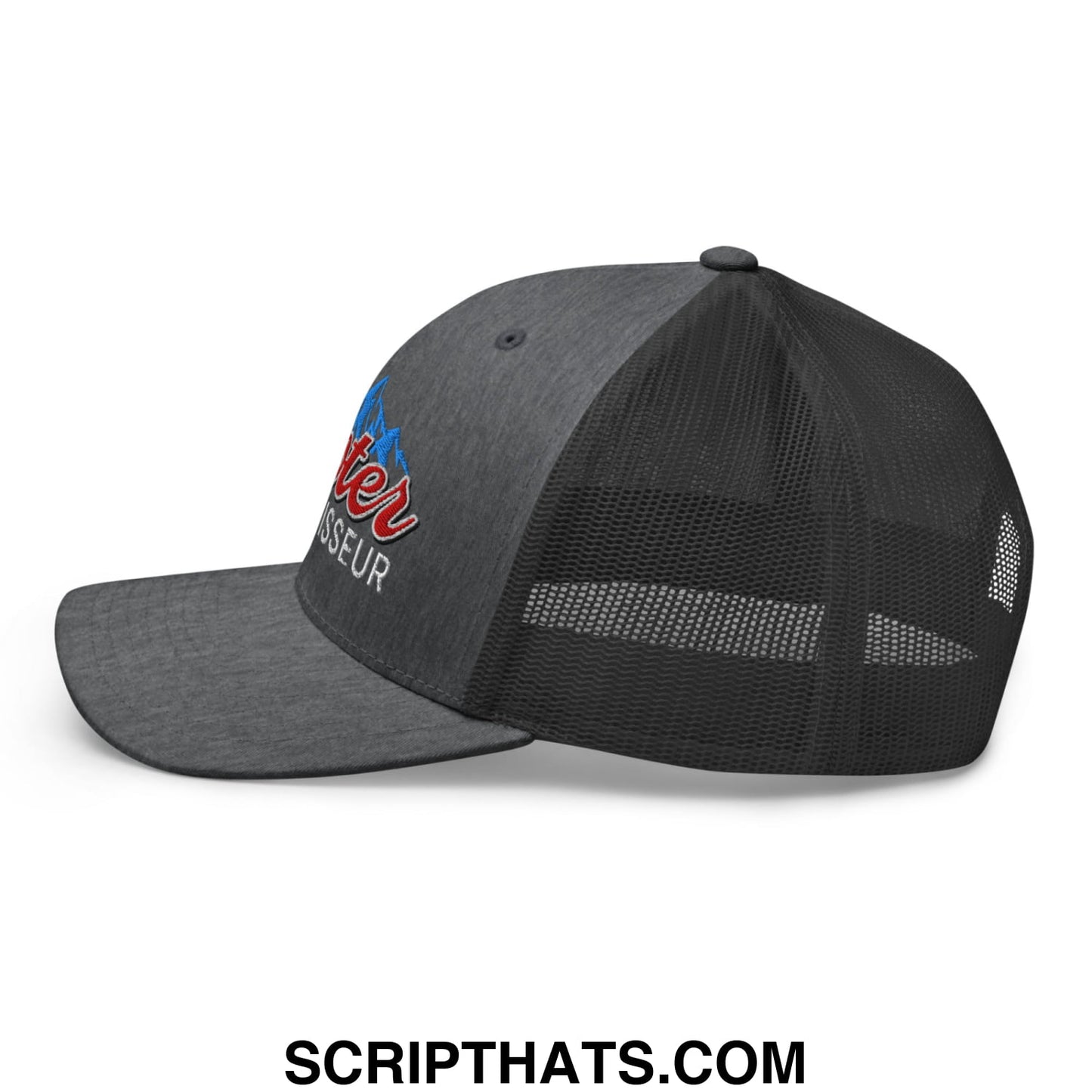 Cooter Connoisseur Embroidered Mesh Trucker Hat Dark Heather Gray