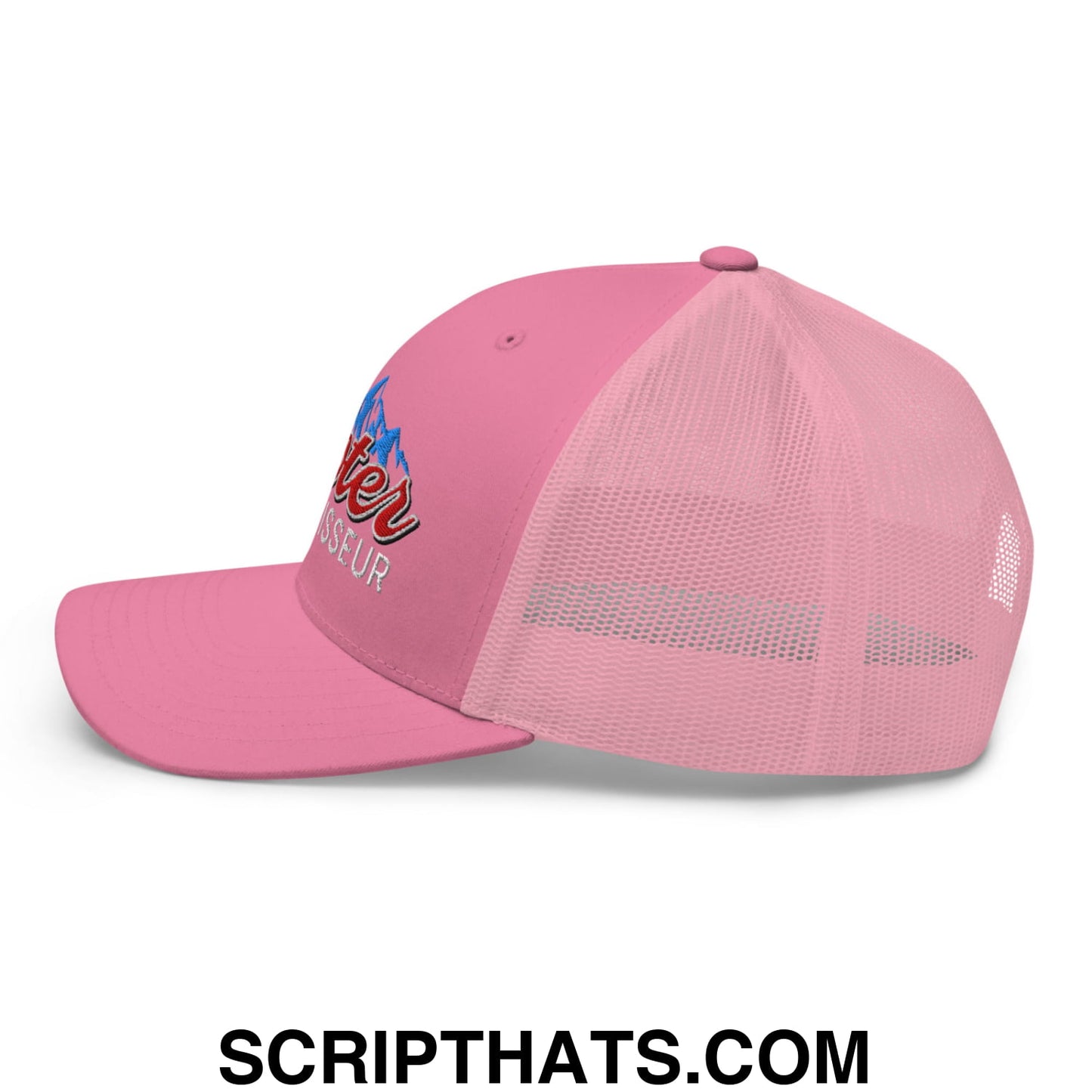 Cooter Connoisseur Embroidered Mesh Trucker Hat Pink