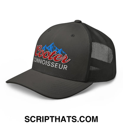 Cooter Connoisseur Embroidered Mesh Trucker Hat Charcoal