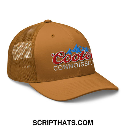 Cooter Connoisseur Embroidered Mesh Trucker Hat Caramel