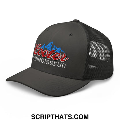 Cooter Connoisseur Embroidered Mesh Trucker Hat Charcoal