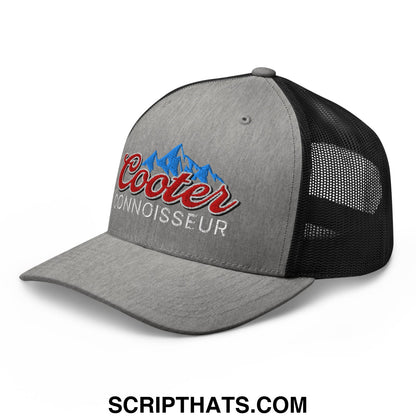 Cooter Connoisseur Embroidered Mesh Trucker Hat Heather Black