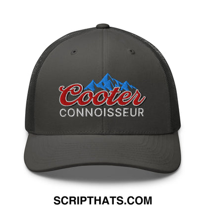 Cooter Connoisseur Embroidered Mesh Trucker Hat Charcoal