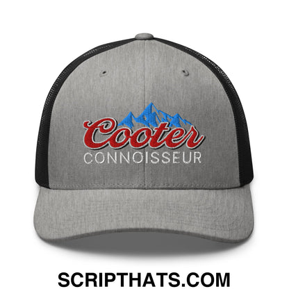 Cooter Connoisseur Embroidered Mesh Trucker Hat Heather Black