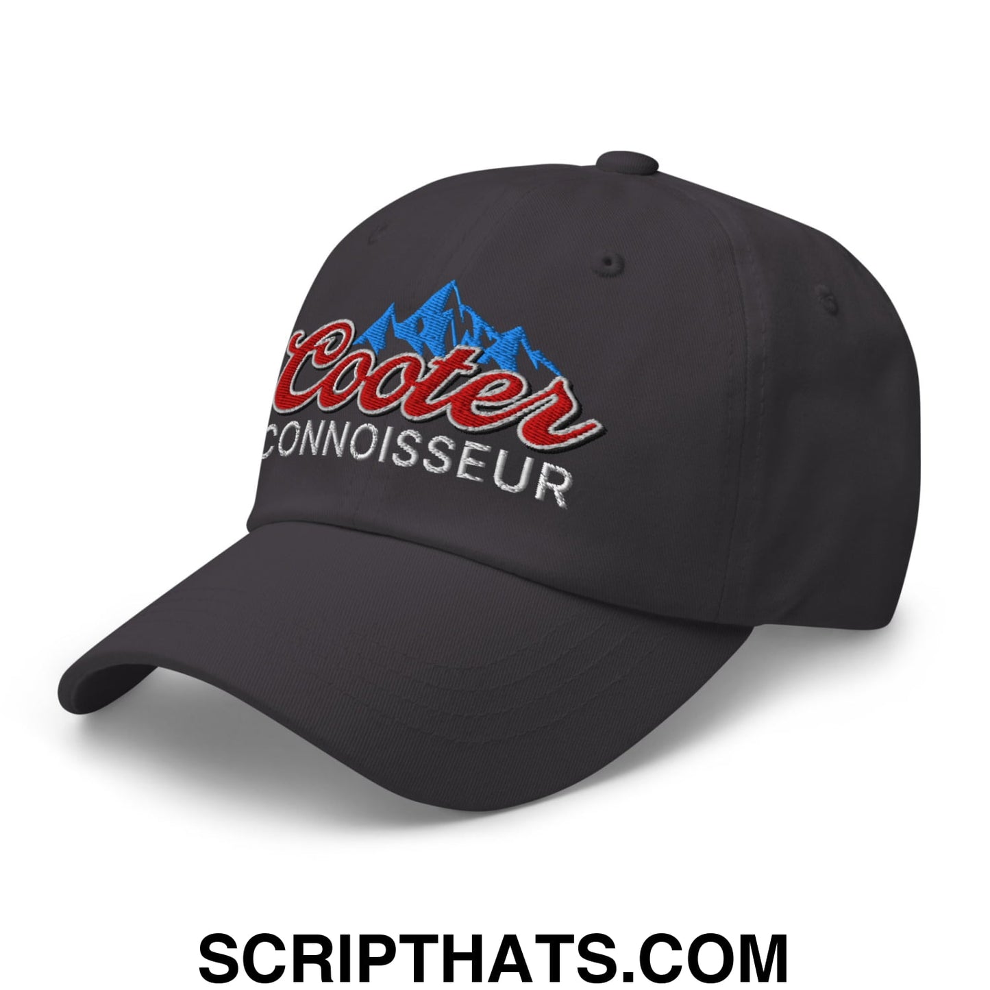 Cooter Connoisseur Embroidered Unstructured Dad Hat Dark Grey