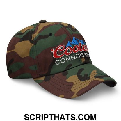 Cooter Connoisseur Embroidered Unstructured Dad Hat Green Camo