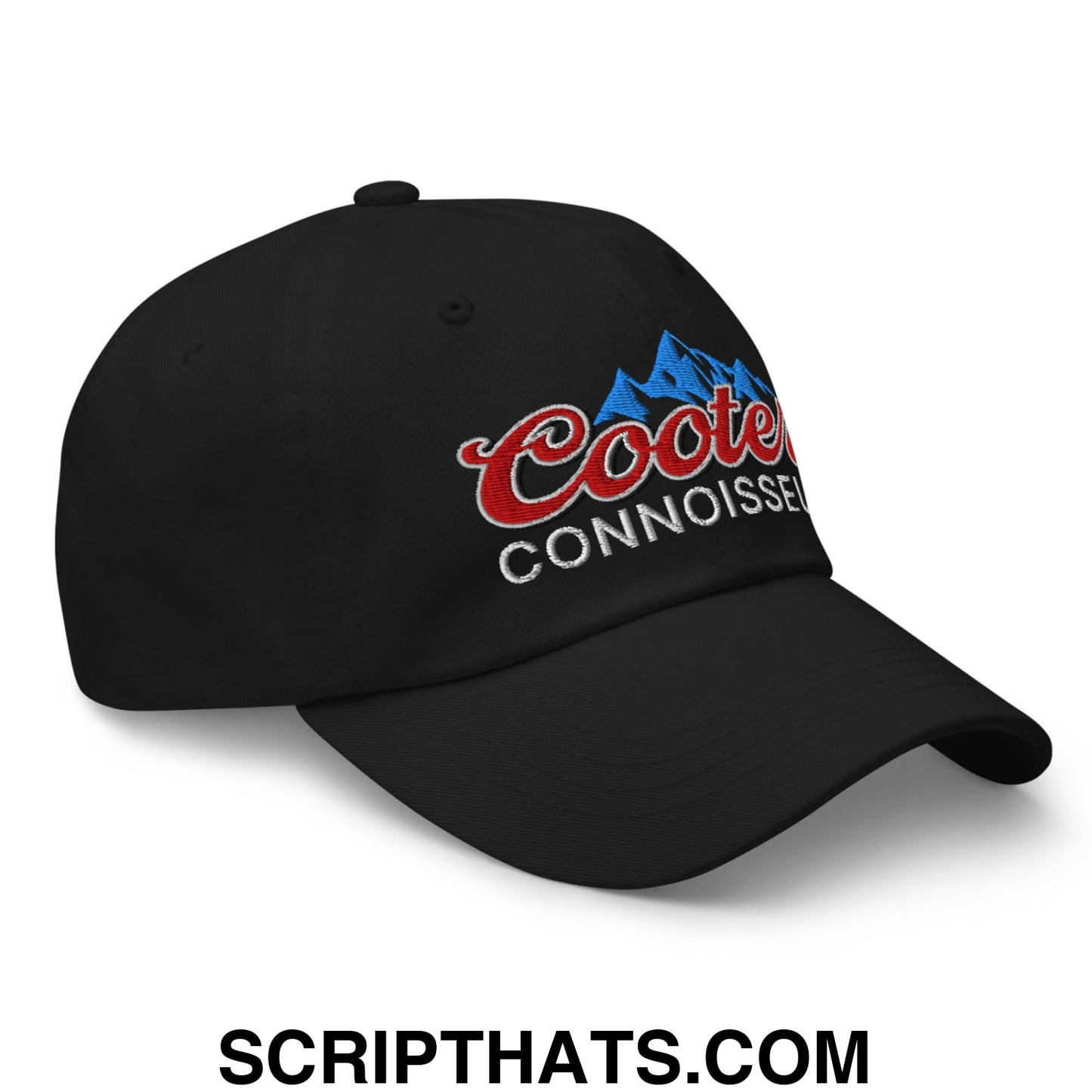 Cooter Connoisseur Embroidered Unstructured Dad Hat Black