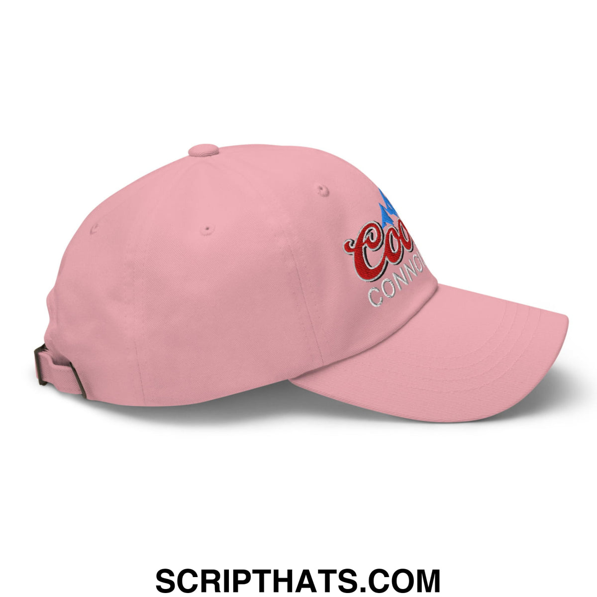 Pink coors light embroidered logo baseball cap unstructured dad hat ideal for casual wear