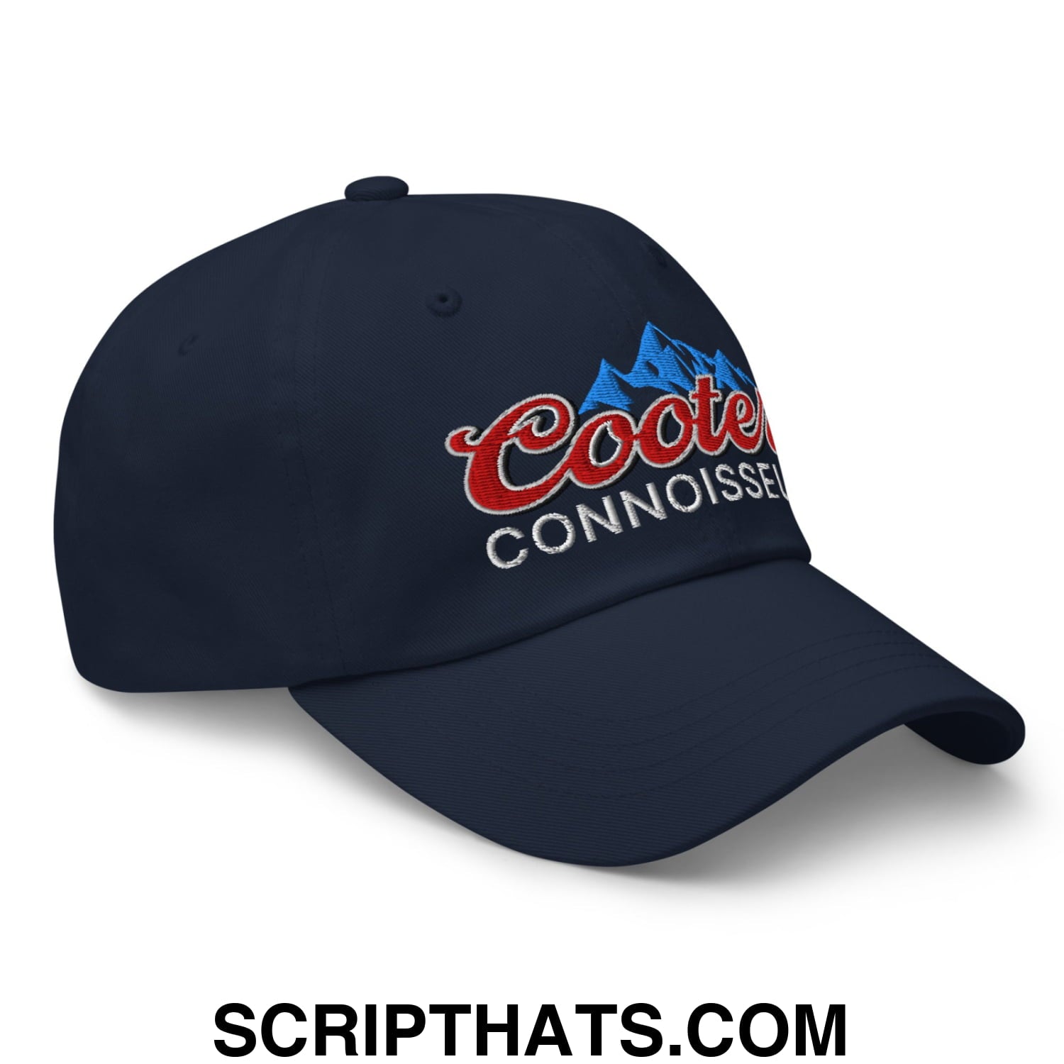 Cooter Connoisseur Embroidered Unstructured Dad Hat Navy