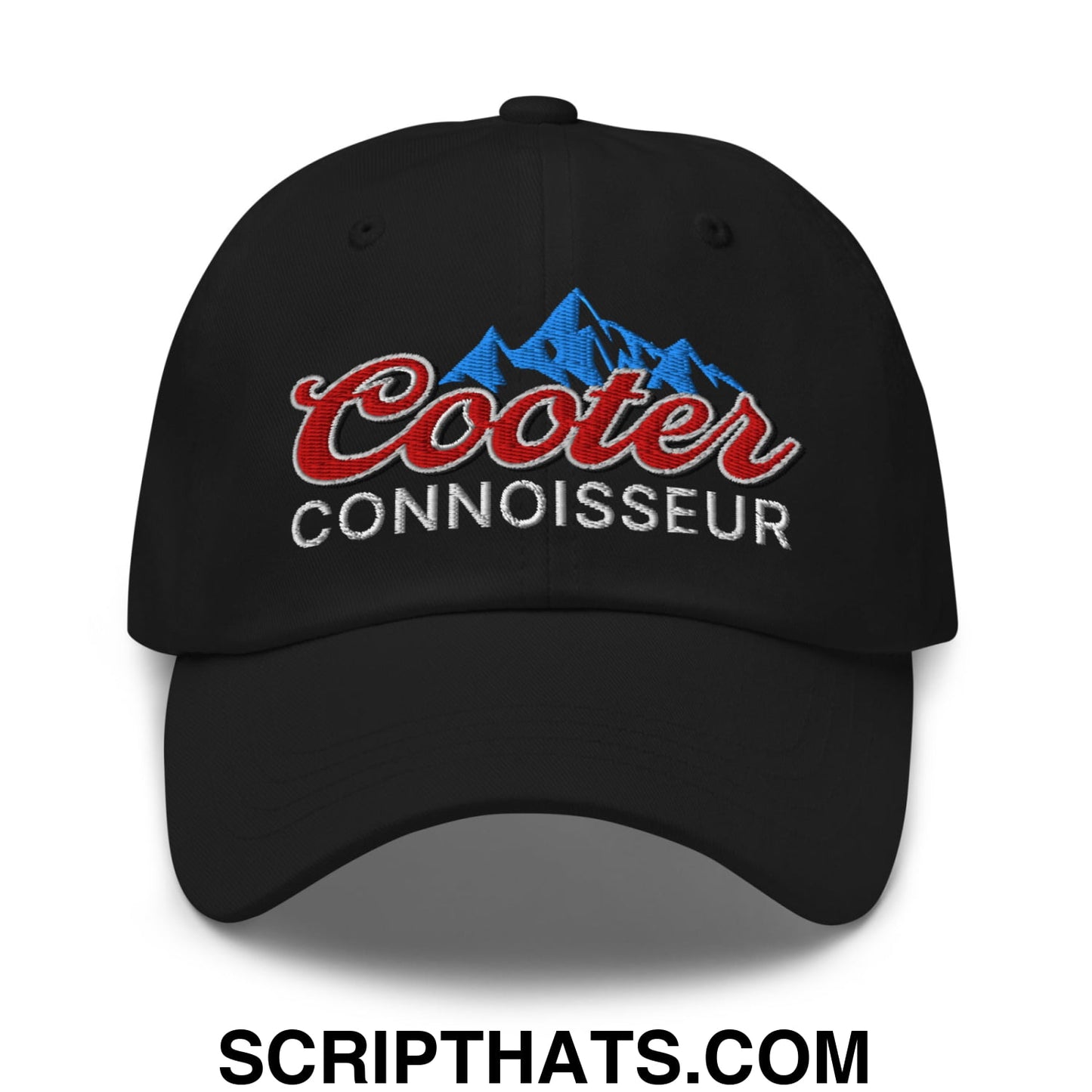 Cooter Connoisseur Embroidered Unstructured Dad Hat Black