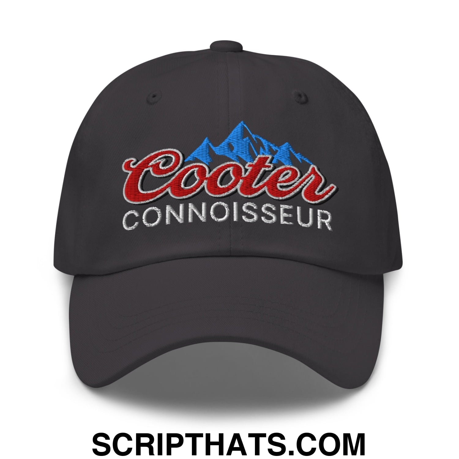 Cooter Connoisseur Embroidered Unstructured Dad Hat Dark Grey