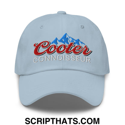 Cooter Connoisseur Embroidered Unstructured Dad Hat Light Blue