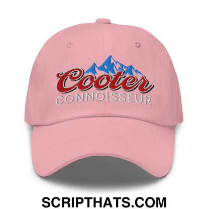 Cooter Connoisseur Embroidered Unstructured Dad Hat Pink