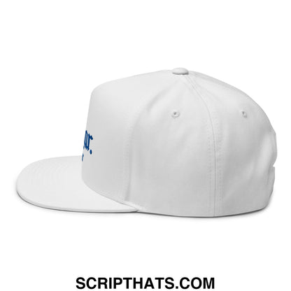 Cougar Hunter Extra Embroidered Flat Bill Brim 5 Panel Snapback Hat Default Title