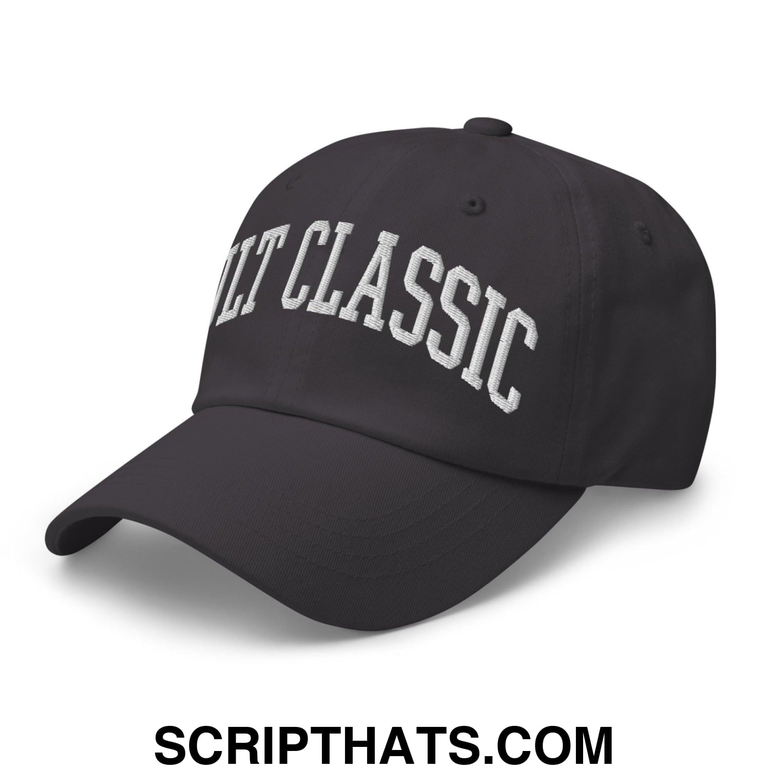 Cult Classic Embroidered Dad Hat Dark Grey