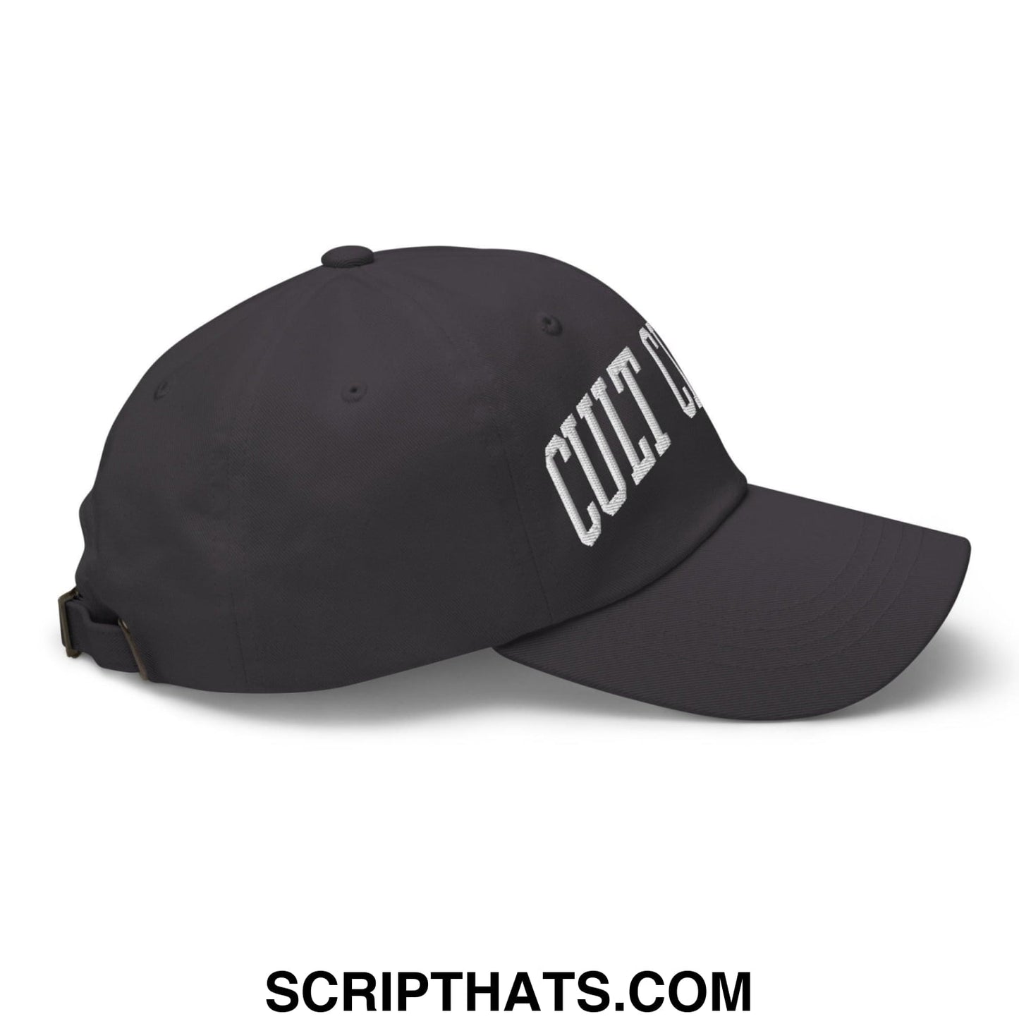 Cult Classic Embroidered Dad Hat Dark Grey