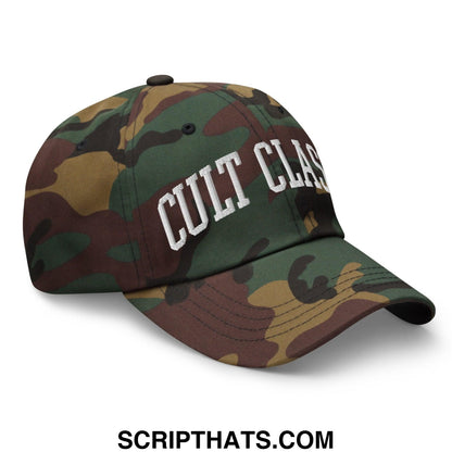 Cult Classic Embroidered Dad Hat Green Camo