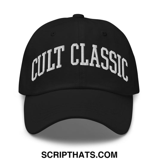 Cult Classic Embroidered Dad Hat Black