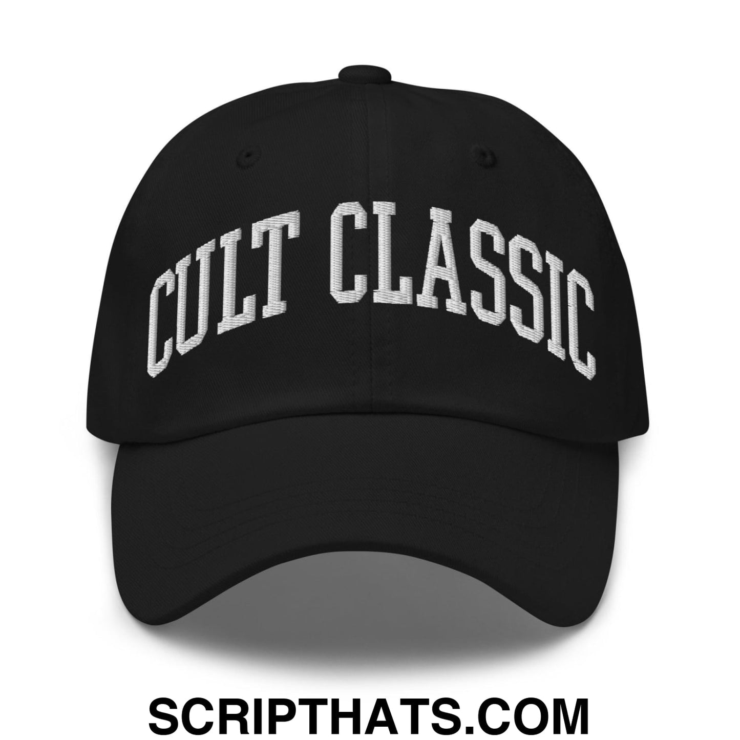 Cult Classic Embroidered Dad Hat Black