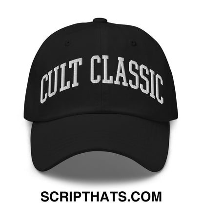 Cult Classic Embroidered Dad Hat Black