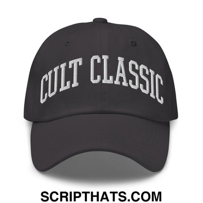 Cult Classic Embroidered Dad Hat Dark Grey