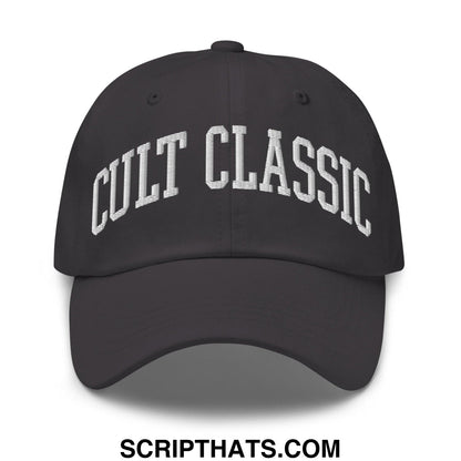 Cult Classic Embroidered Dad Hat Dark Grey