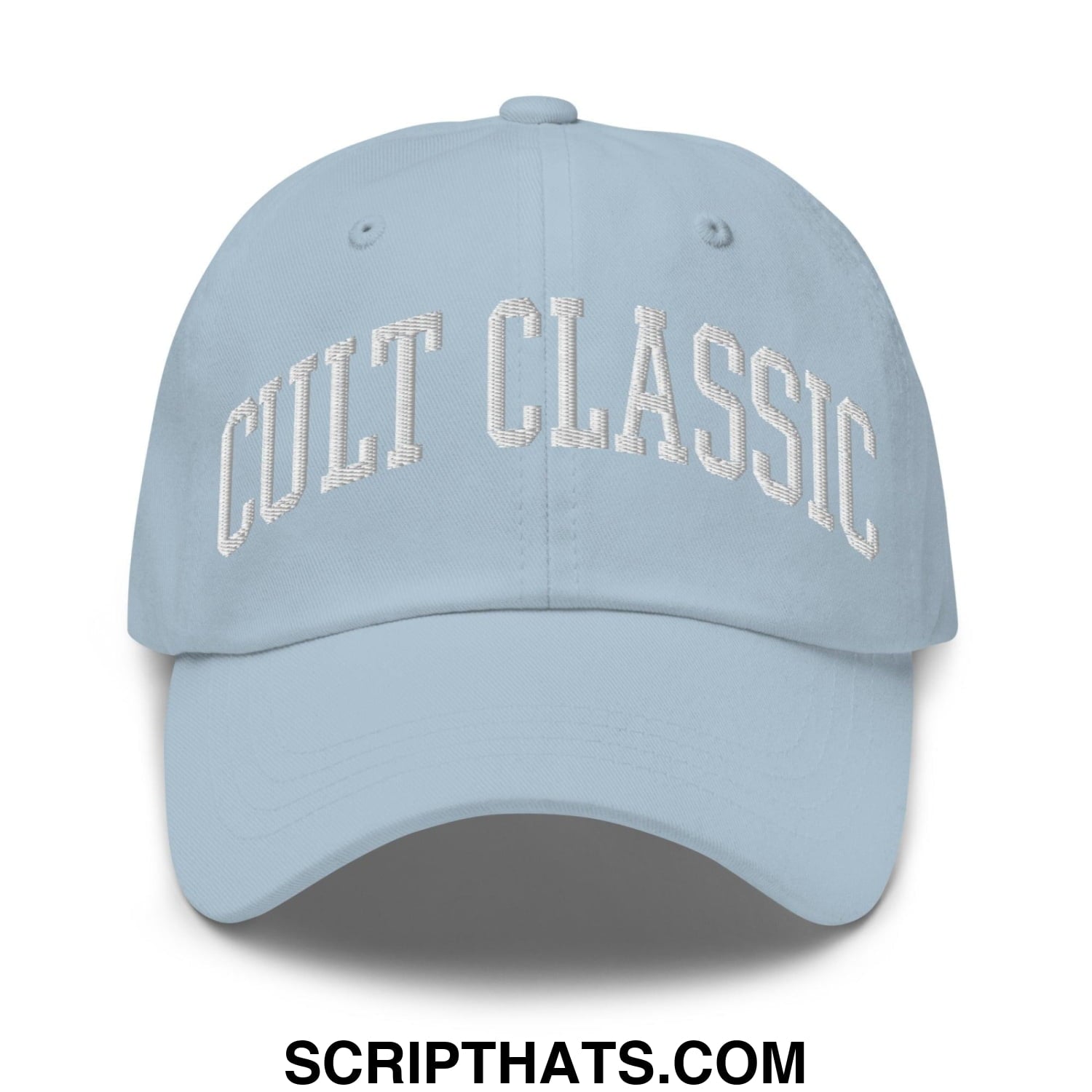 Cult Classic Embroidered Dad Hat Light Blue