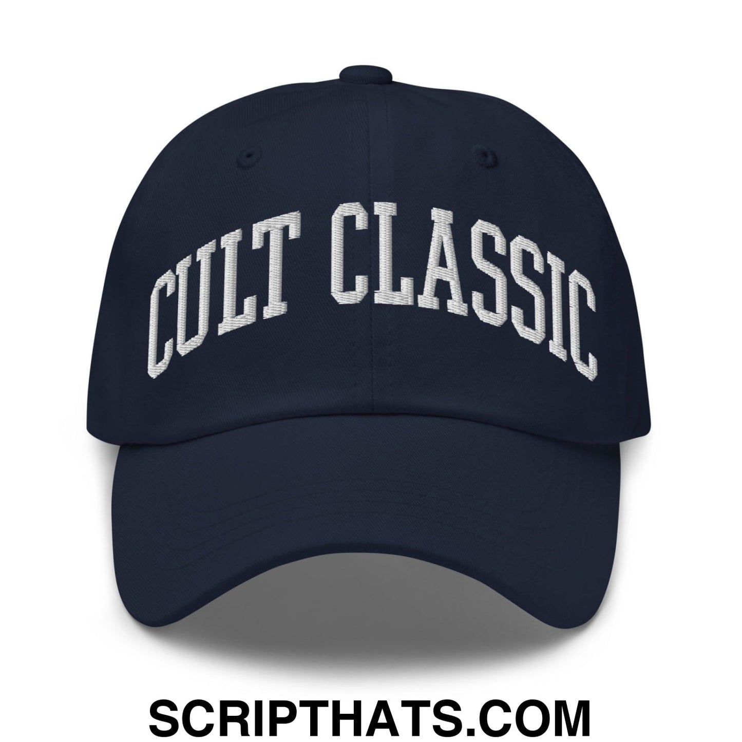 Cult Classic Embroidered Dad Hat Navy