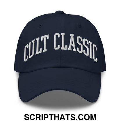 Cult Classic Embroidered Dad Hat Navy