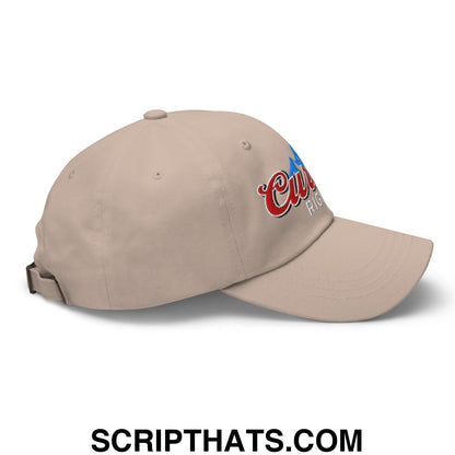 Curves Right Embroidered Unstructured Golf Dad Hat Stone