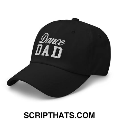 Dance Dad Embroidered Unstructured Dad Hat Black