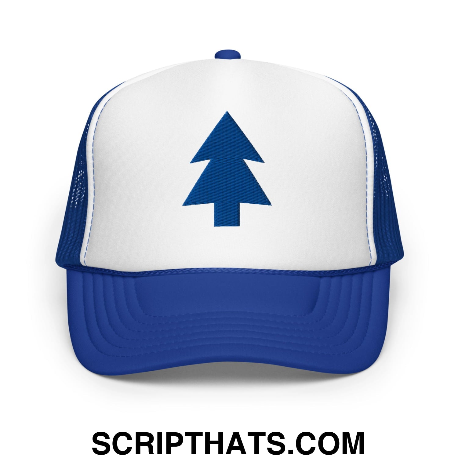 Dipper Pines Embroidered Foam Mesh Trucker Hat Default Title