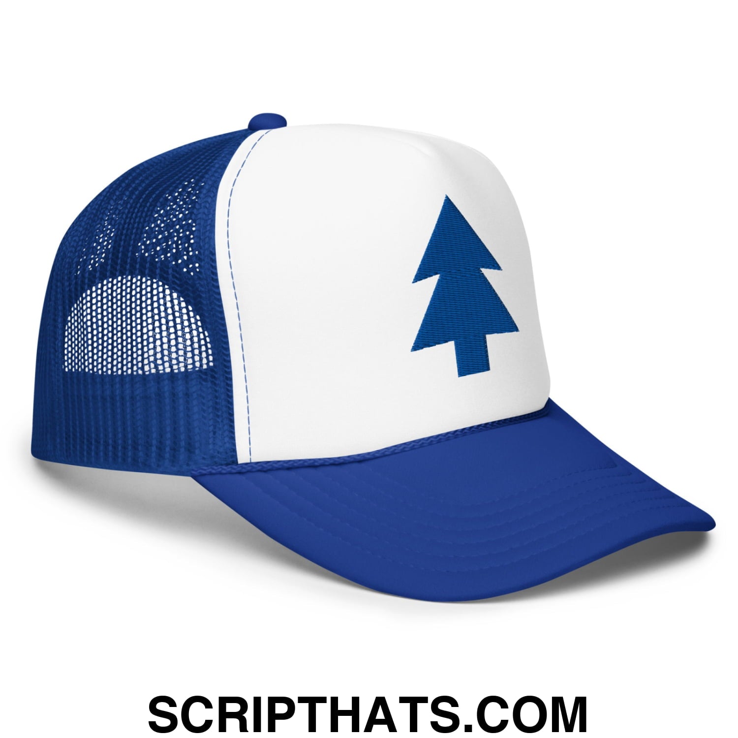 Dipper Pines Embroidered Foam Mesh Trucker Hat Default Title