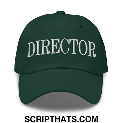 Director Embroidered Unstructured Dad Hat Spruce
