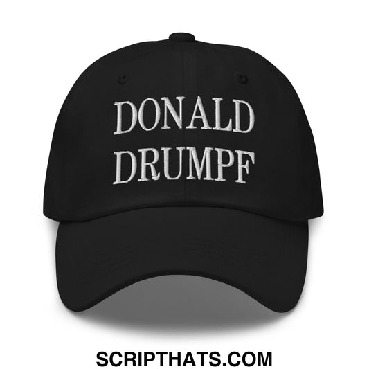 Donald Drumpf Embroidered Unstructured Dad Hat Black