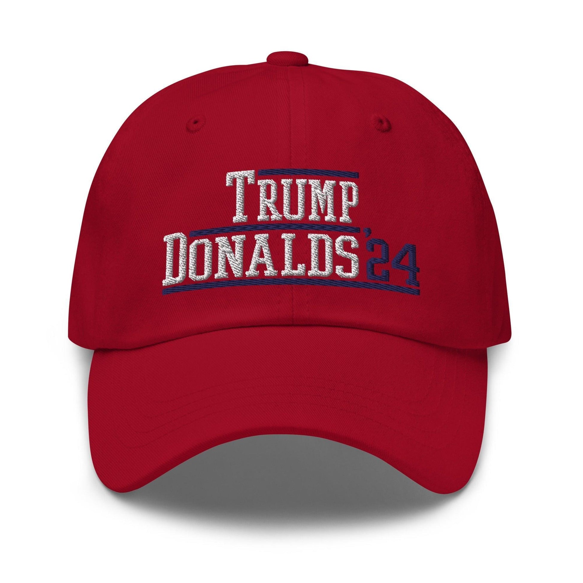 Donald Trump Byron Donalds 2024 Dad Hat Cranberry